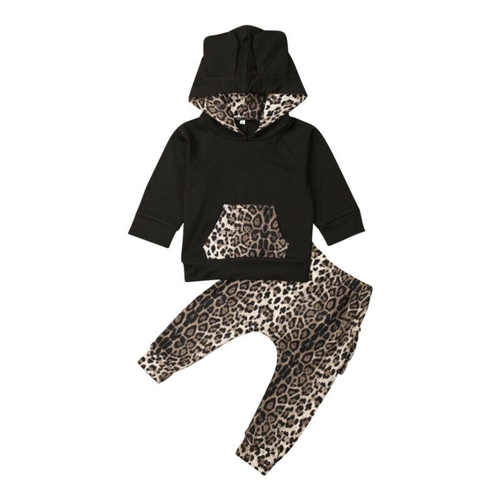 Fashion Infant Baby Boy Girl Leopard Sets