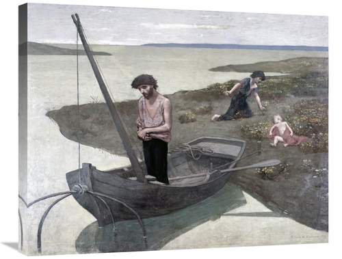 Global Gallery GCS-279496-30-142 30 in. Poor Fisherman Art Print - Pie