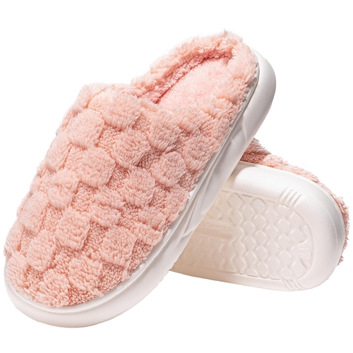 DIUS House Slippers for Women and Men with Plush Faux Fur and Memory
