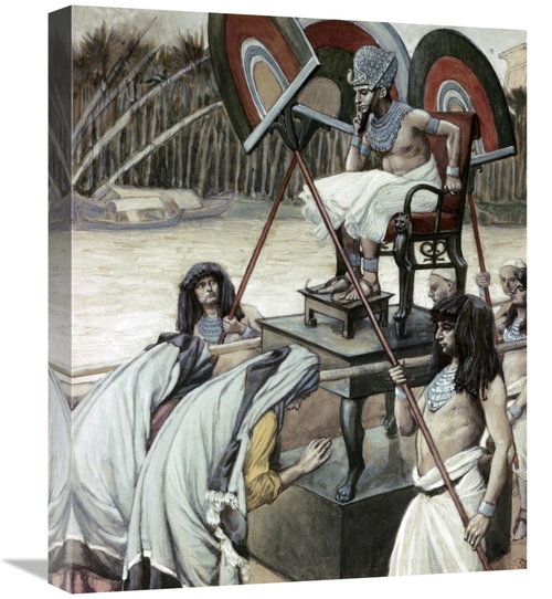 Global Gallery GCS-280460-22-142 22 in. Pharaoh & The Midwives Art Pri