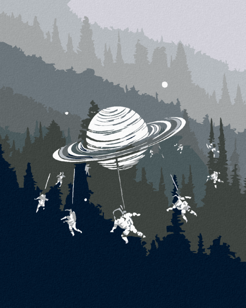 Paint by Numbers - HALF-NAKED WOMAN IN COLOURS