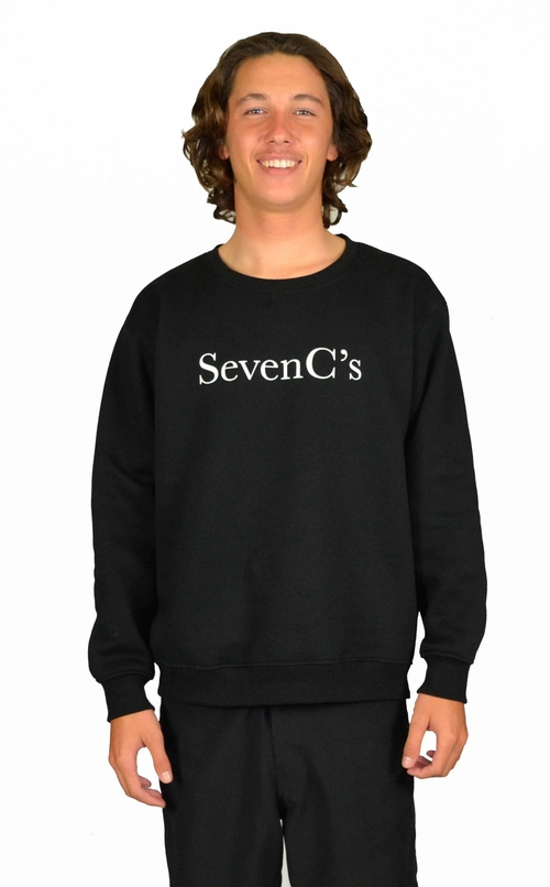 Signature Black Premium Crewneck