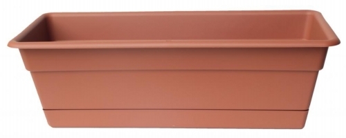 Bloem 18in Dura Cotta Window Box Terra Cotta DCBT18-46