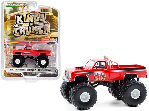 1987 Chevrolet Silverado Monster Truck \Crimson Giant\" Red \"Kings of