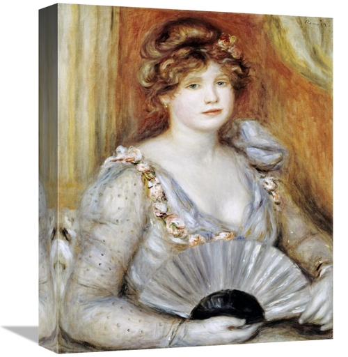 Global Gallery GCS-267139-16-142 16 in. Woman with a Fan Art Print - P