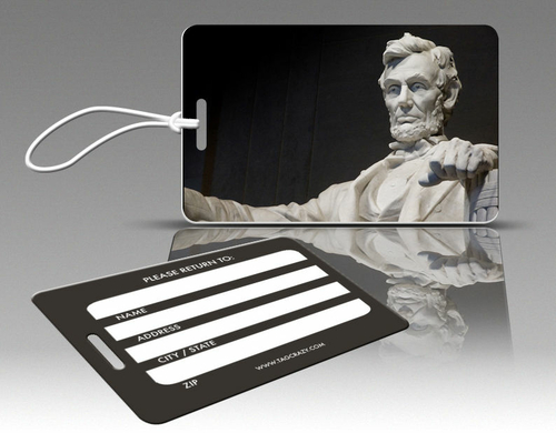 Insight Design 770836 TagCrazy Luggage Tags- The Lincoln Memorial- Set