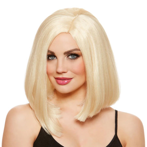 Mid-Length Bob Wig Blonde