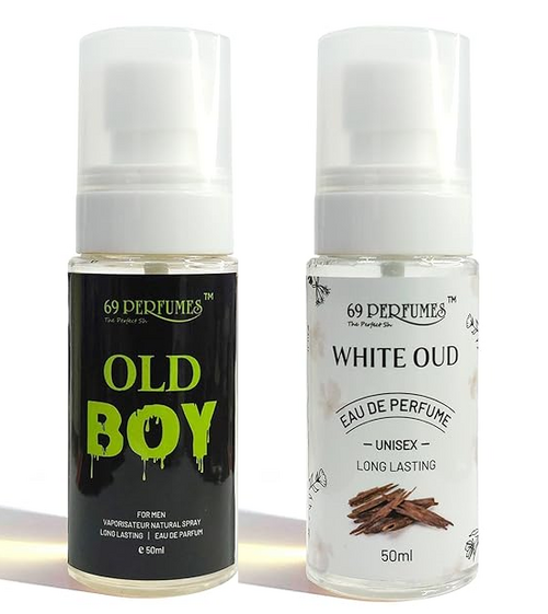 Old Boy and White Oud Eau De Perfum For Men 100ml pack of 2
