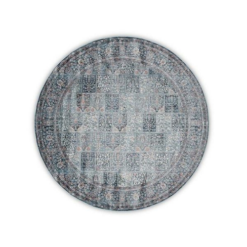 Bahama Blue Round Rug 215 Cm