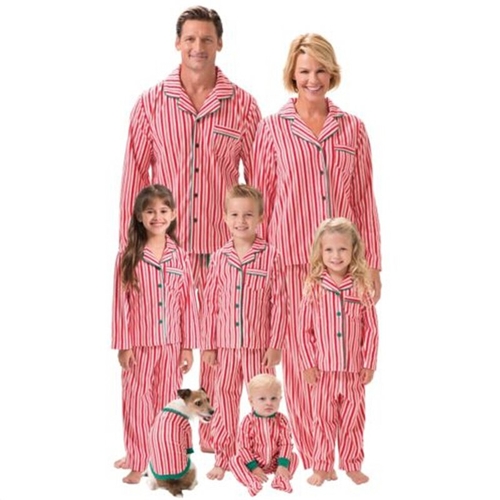 2020 Fashion Cartoon Family Christmas Pajamas For