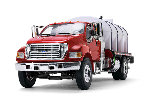 First Gear FIR10-4152 Ford F-650 with Roto Molded Water Truck, Red