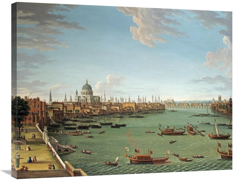 Global Gallery GCS-266639-36-142 36 in. The Thames from the Terrace of