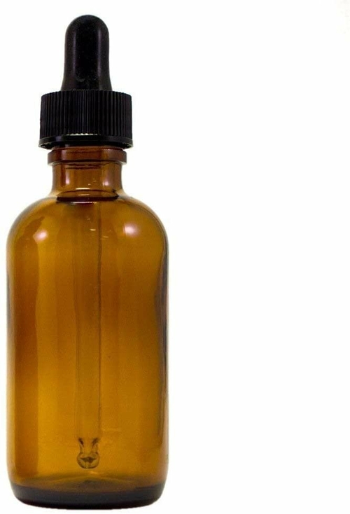 Dukal Pack of 12 Essential Oil Bottles 1/2 oz Amber Glass Bottles with