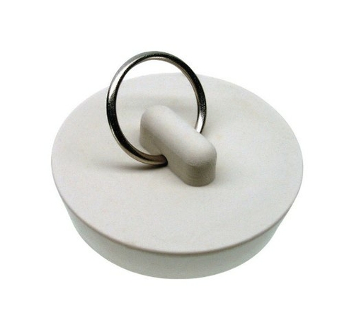 Danco 9D00080228 1.62 in. Rubber Drain Stopper  White