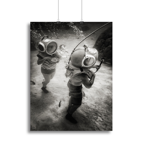 Ride clear water Canvas Print or Poster