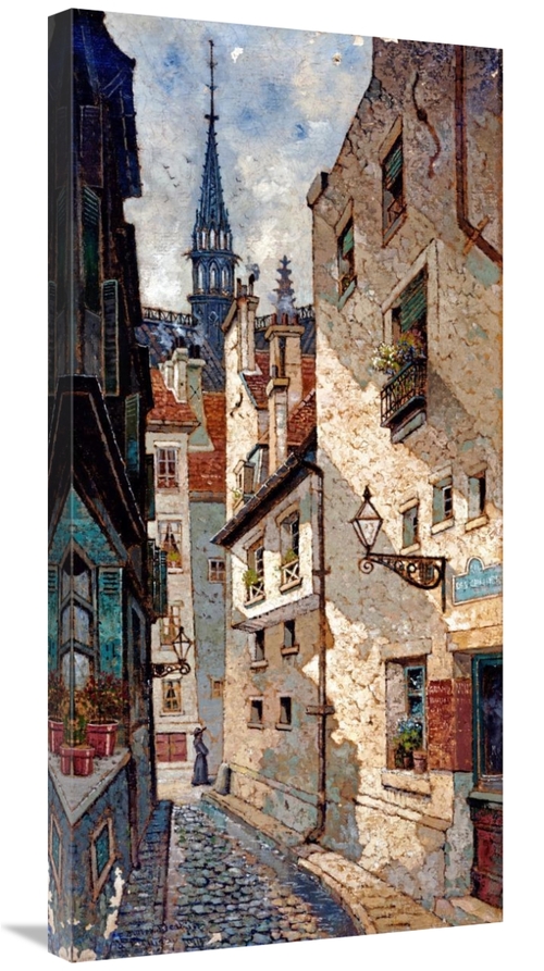 Global Gallery GCS-266188-36-142 36 in. Rue Des Chartres, Old Pari