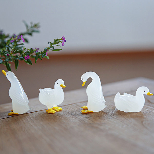 Call Duck Glass Ornament