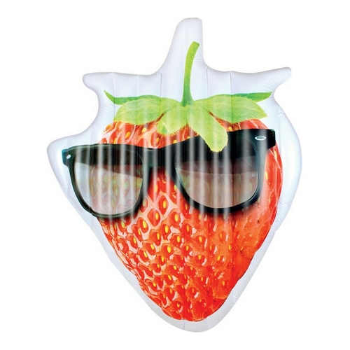 Air mattress Strawberry (187 x 159 x 16 cm)