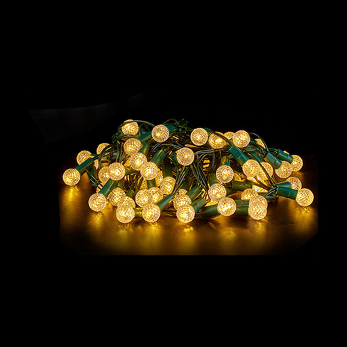 Wreath of LED Lights 4 m Yellow