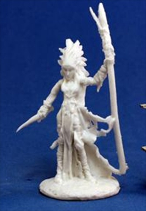 Reaper Miniatures 77121 Bones - Liela- Dark Elf Wizard