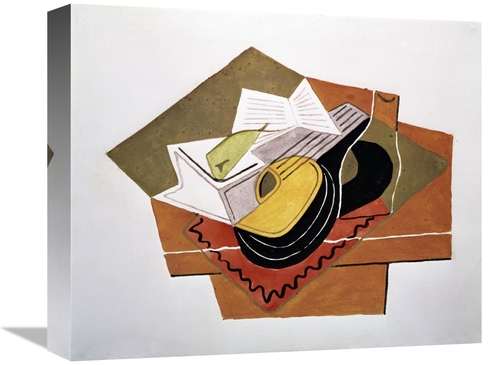 Global Gallery GCS-277814-16-142 16 in. Still Life with a Guitar Art P