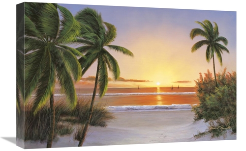 Global Gallery GCS-393957-1624-142 16 x 24 in. Sunset Sail Art Print -