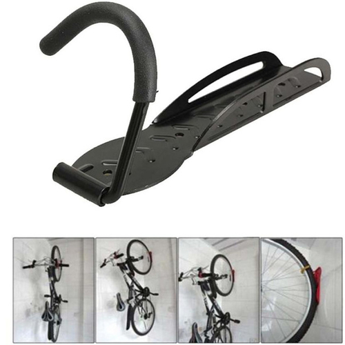 1 Set Black Steel Cycling Bike Storage Hanger Hook