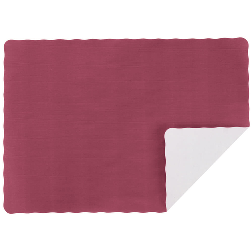 Laminated LP3007 10 x 14 in. Burgundy Placemats - Case of 1000