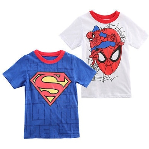 Cartoon Printing  Short Sleeve T shirt Boy Kids