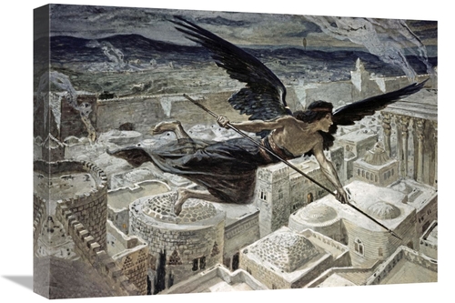 Global Gallery GCS-280528-22-142 22 in. The Slaying of the Assyrians A