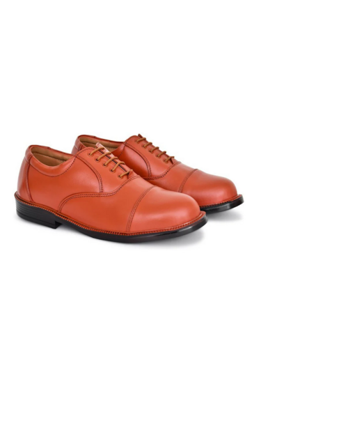 Tan Lace-Up Derby Shoes(Size8)(Colortan)