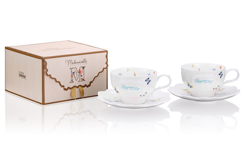 Set of 2 cups, Mademoiselle