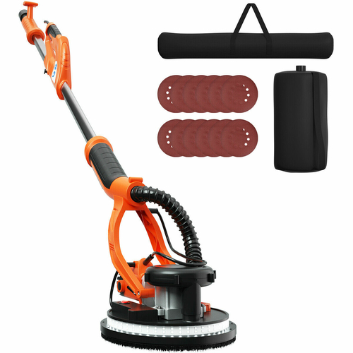 750w Electric Variable Speed Drywall Sander with Sanding Pads