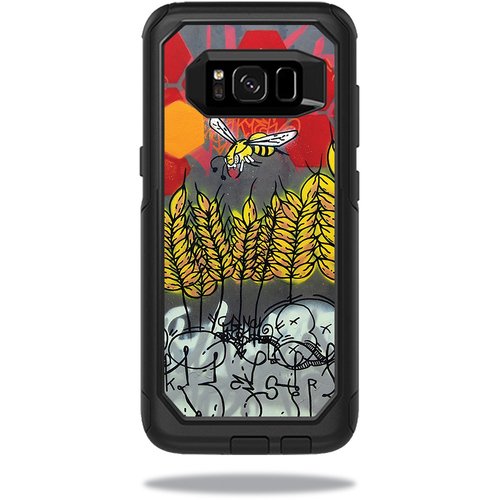 MightySkins OTCSGS8-wheat bees Skin for Otterbox Commuter Samsung Gala