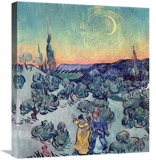 Global Gallery GCS-281319-1824-142 18 x 24 in. The Stroll, Evening
