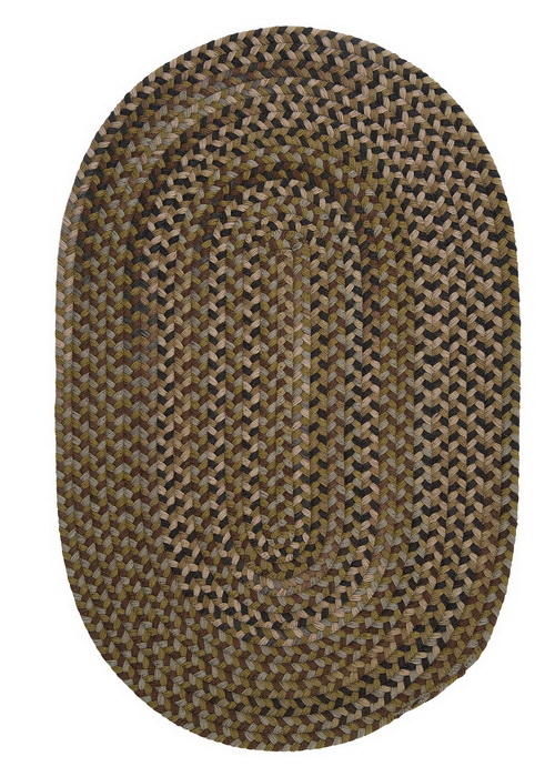 Colonial Mills Rug RU60R024X048 Rustica - Grecian Green 2 ft. x 4 ft. 