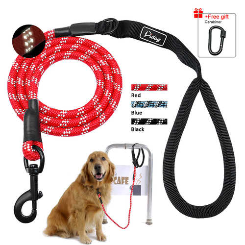 5ft Reflective Nylon Dog Leash Pet Training