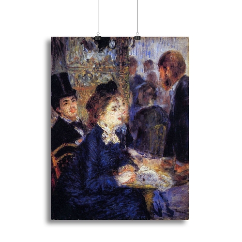 In the Cafe by Renoir Canvas Print or Poster