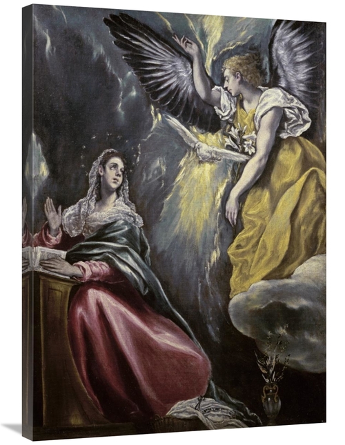 Global Gallery GCS-282010-36-142 36 in. The Annunciation Art Print - E