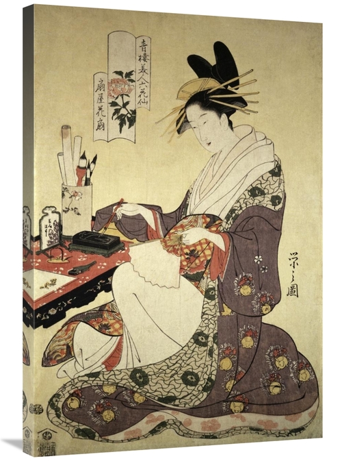 Global Gallery GCS-281245-36-142 36 in. Woman Painting Art Print - Unk