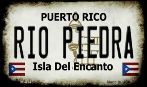 Smart Blonde M-4343 3.5 x 2 in. Rio Piedra Puerto Rico State License P