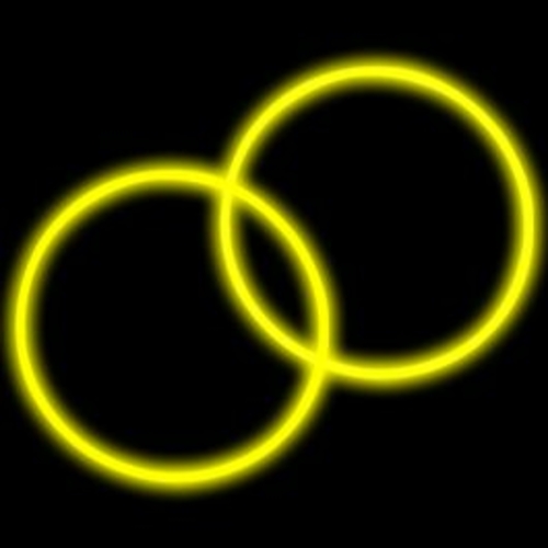 Glow Bracelet Yellow Tube of Fifty