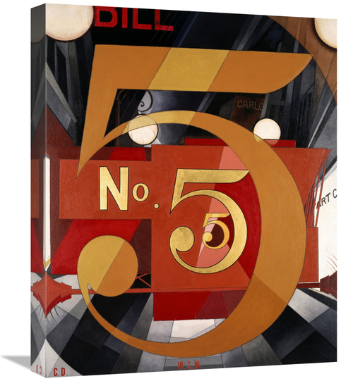 Global Gallery GCS-277389-22-142 22 in. The Figure 5 in Gold Art Print