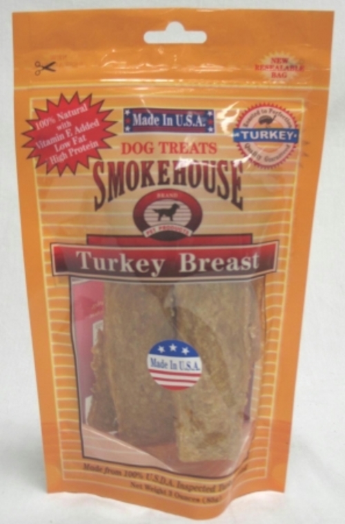 Smokehouse Brand Dg Treat - Usa Made Turkey Breast 3 Ounce - 84324