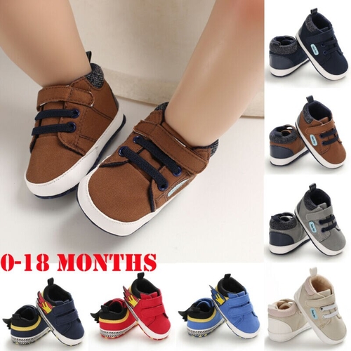 0 18M Newborn Baby Shoes Boy Girl All Seasons Soft