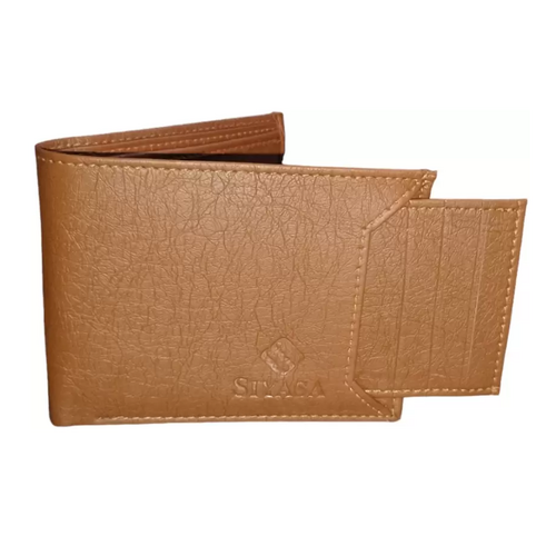 Casual, Formal Tan Artificial Leather Wallet Multi Slot