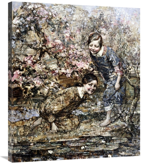 Global Gallery GCS-266588-36-142 36 in. The Lily Pond Art Print - Edwa