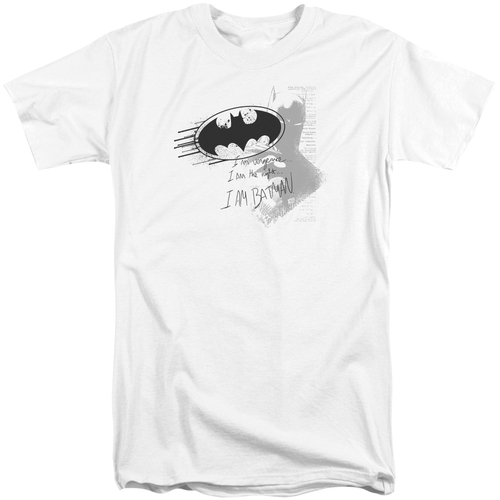 Trevco BM1278-ATT-4 Batman & I Am Vengeance Short Sleeve Cotton Adult 