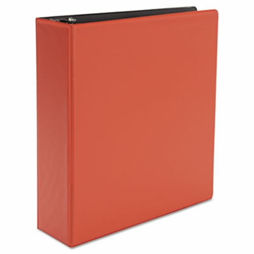 Universal 30409 Suede Finish Vinyl Round Ring Binder- 3 in. Capacity- 