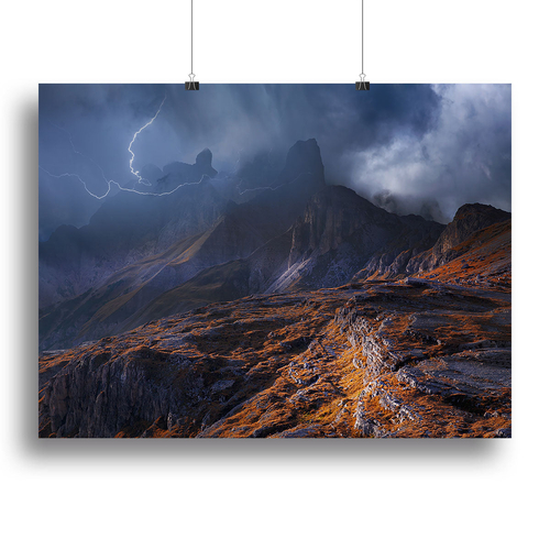 Bergwetter Canvas Print or Poster